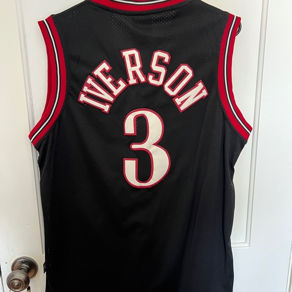 Authentic Allen Iverson Sixers Basketball Jersey - Picture 2 of 7
